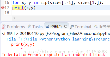 成功解决python中出现的IndentationError: expected an indent - 豌豆ip代理